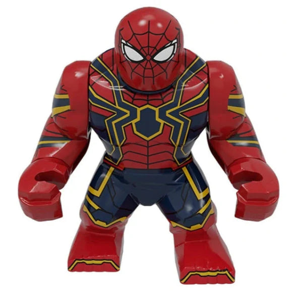 Iron Spider (MCU) Custom Marvel Superhero Large Minifigure Minifigure Bricks monstertoys