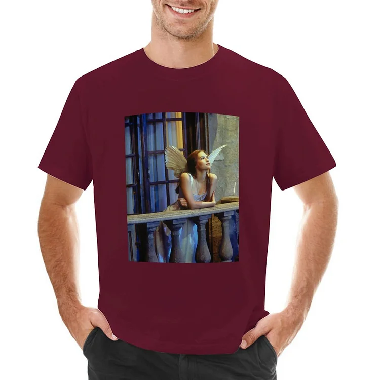 Huhmall romeo and juliet poster william shakespeare claire danes T-Shirt funnys vintage clothes black t shirts for men