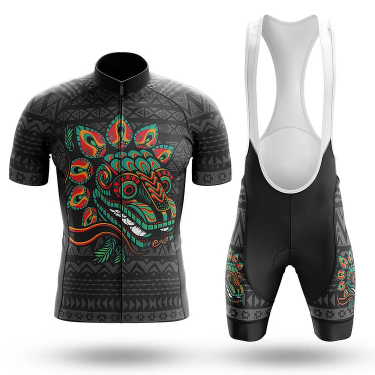 Mexican Quetzalcoatl Men's Short Sleeve Cycling Kit