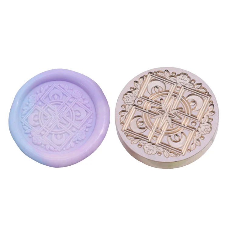 Diy Fire Lacquer Round Sealing Wax Stamp Head 25Mm gbfke