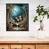 (Stamped/Counted) Butterfly In Glass Bottle In The Woods - 11CT Cross Stitch 40*50cm/15.75*19.69in