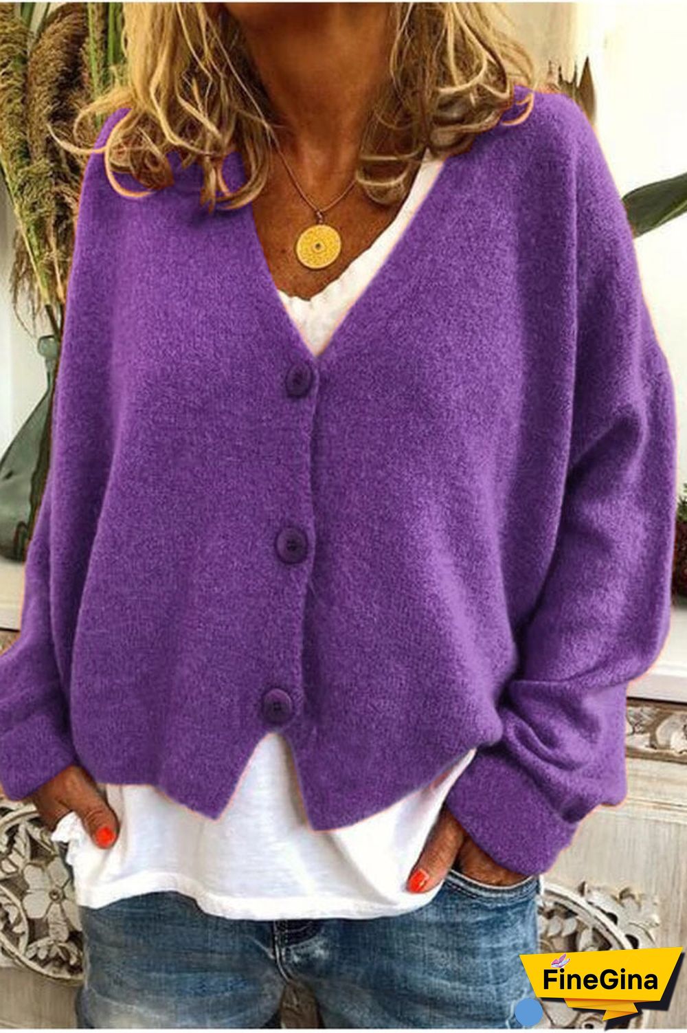 Casual Loose Knitted Cardigan