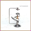 Magnetic levitation surf skateboard screw man model ornaments creative metal balance crafts desktop decoration gifts