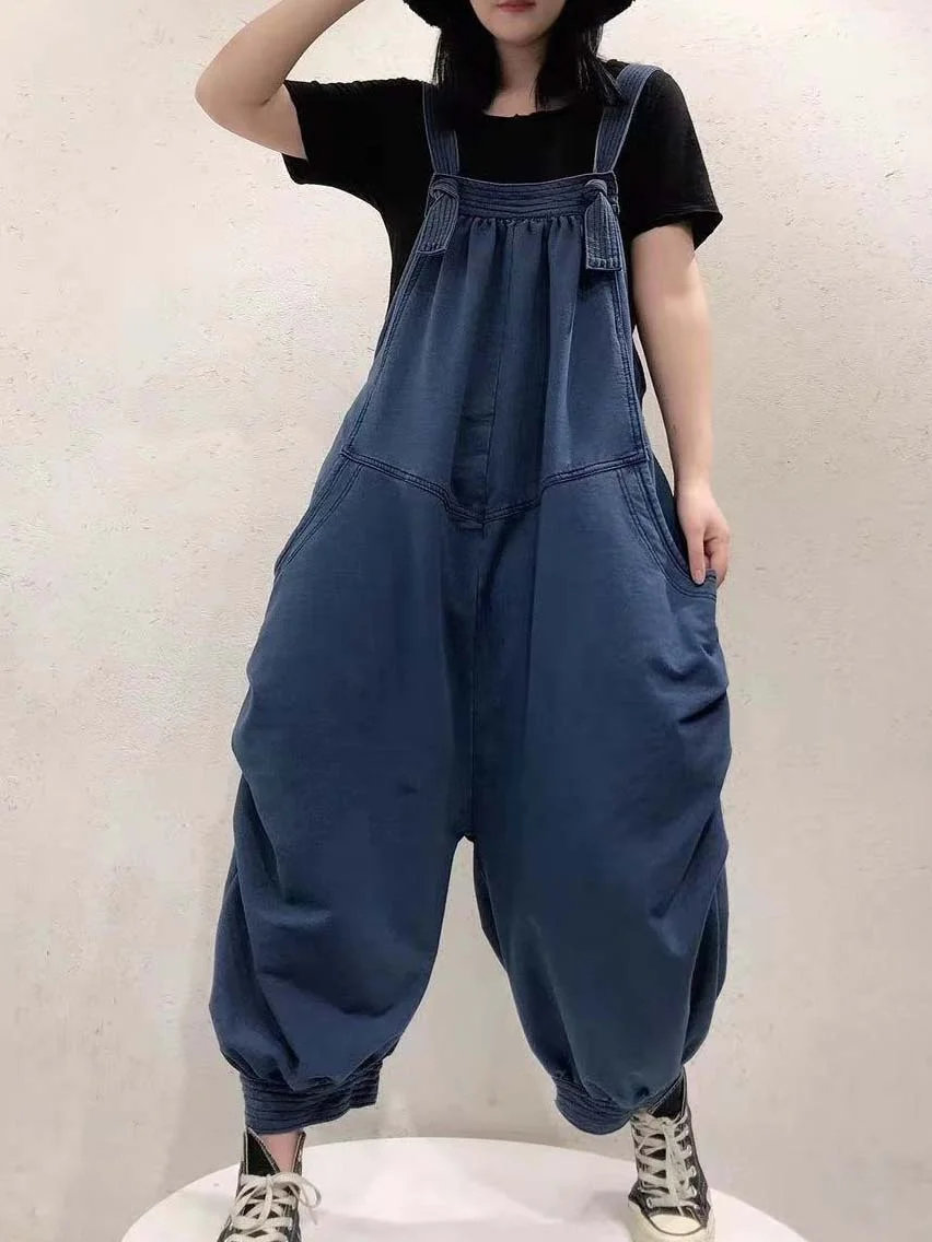 Women Half Sleeve V-neck Solid Color Dress