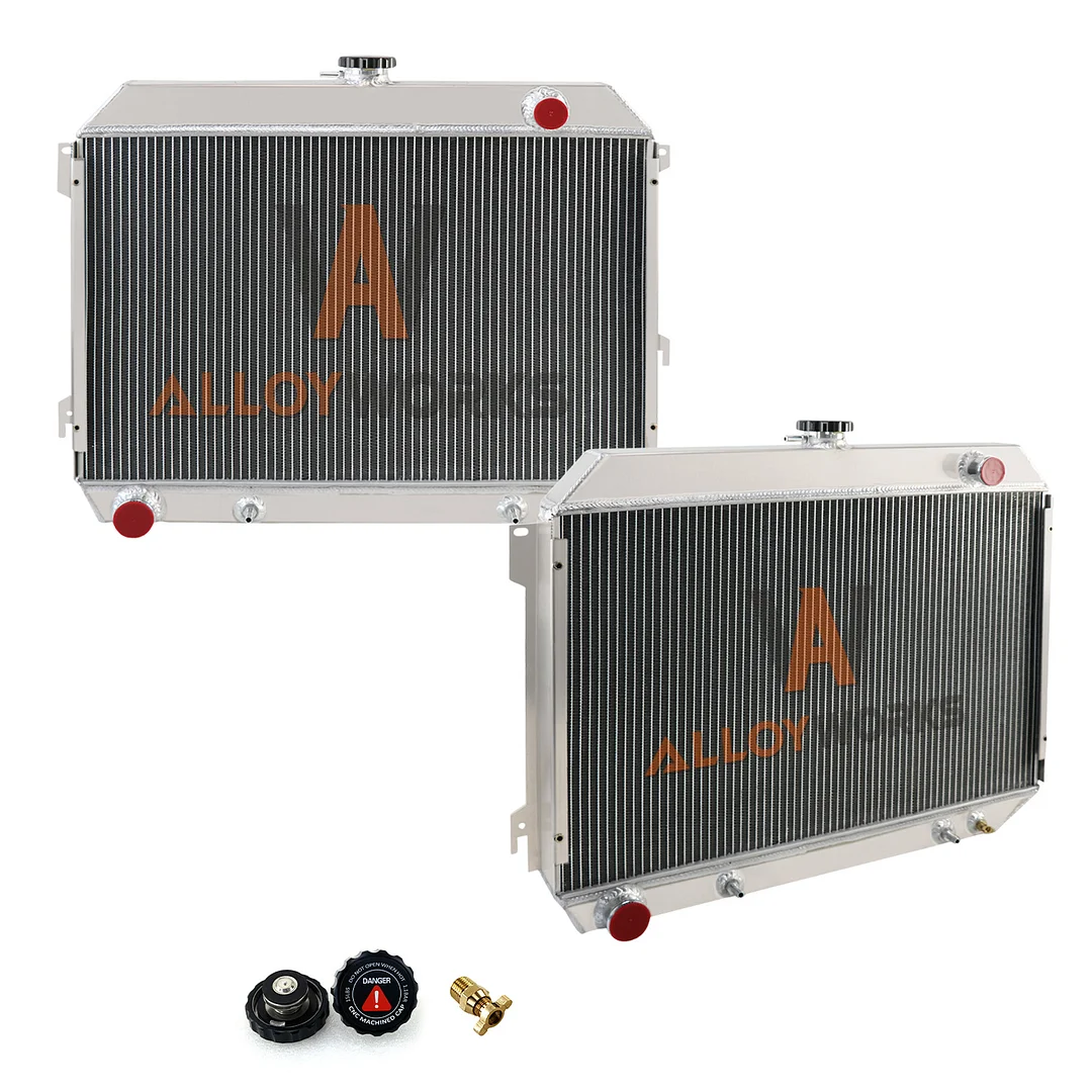 Alloyworks 3 Row Aluminum Radiator For 1968-1973 Dodge Plymouth Mopar Cars (26in Core)