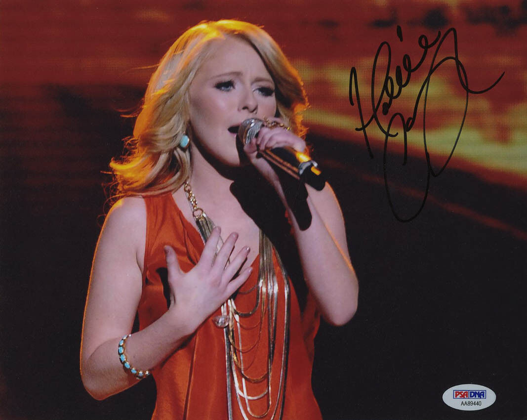 Hollie Cavanagh SIGNED 8x10 Photo Poster painting American Idol Outer Limit PSA/DNA AUTOGRAPHED