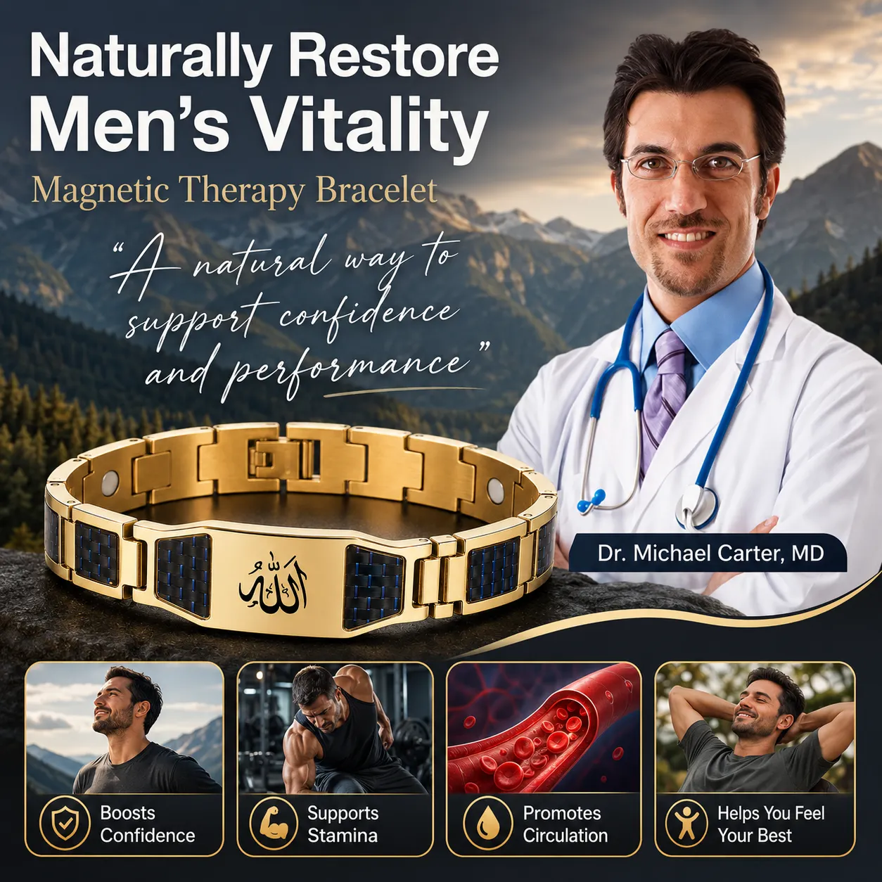 Men's Strength & Vitality Bracelet