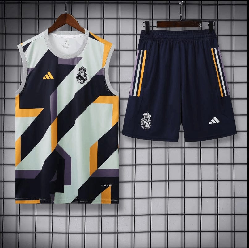 2023/2024 Real Madrid pre-match training Wear Jersey+Shorts mysite