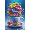Diamond Painting -DIY Full Round Drill Cup Flower(40*60CM)