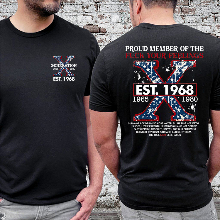 Custom Generation X American Flag T-shirt/Sweatshirt