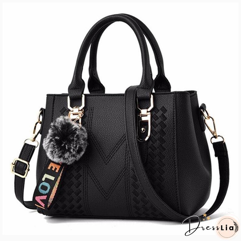 Embroidery Messenger Bags Women Leather Handbags