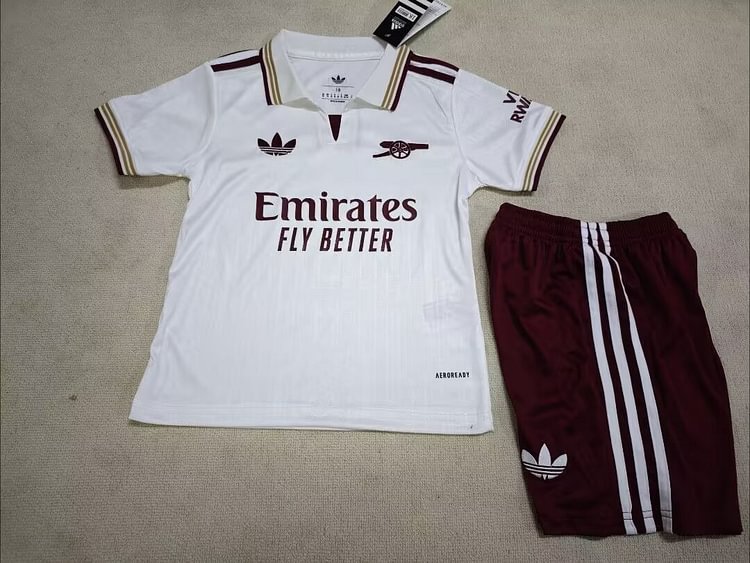 2025-26 Arsenal Second Away Kit - Children's Version