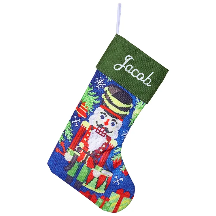 Calzini Di Natale Kavolet - 4 Pezzi Decorativi Per Regali E Albero, 40x24cm, Tessuto Resistente - Foto 10