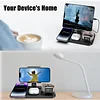 Tablet Phone Holder Magsafe Magnetic Three-in-one Wireless Charger Desktop Fast Charging Base Foldable 4-in-1 Charging Base Multiple Apple Device Wireless Charging Station, Suitable for Huawei Apple 15 iPhone 14 Charging Universal Apple Watch 9 Watch