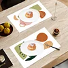 2Pcs Artistic Pattern Diamond Painting Placemat DIY Art Placemat for Table Decor