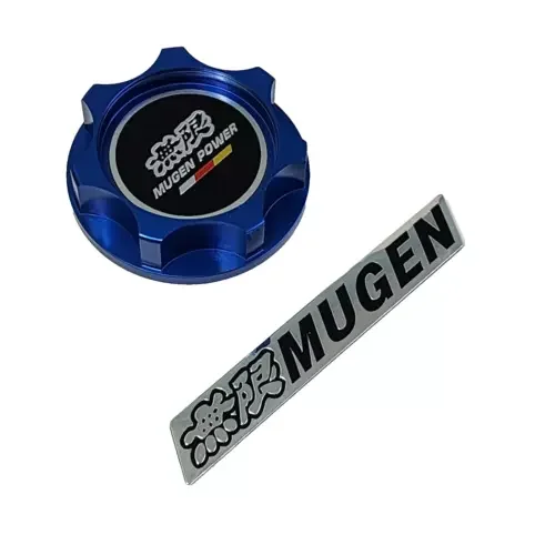 Dronehint BLUE ENGINE OIL CAP FOR HOND & ACURA CIVIC EK9 ACCORD & MUGEN POWER EMBLEM JDM (For: Acura) Parts