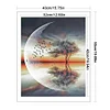 Moon Tree - 11CT Counted Cross Stitch - 40*50cm - Natural