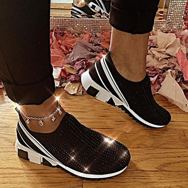 Slip-On Pointed Toe Sneakers