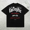 LA Slogan Graphic Print Short Sleeve T-Shirt
