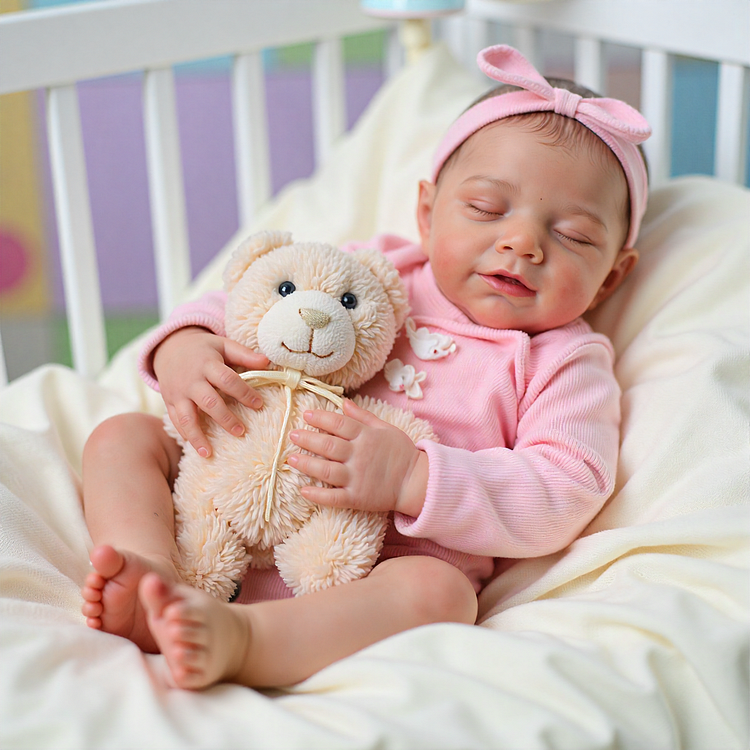 [New] 20" Realistic Reborn Sweet Sleeping Baby Girl Crese Lifelike Baby Doll：Realistic Reborn Baby Dolls By Rsgdolls®