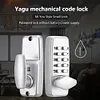 Metal Digital Door Lock Sturdy Waterproof Door Code Lock Durable for Home Office