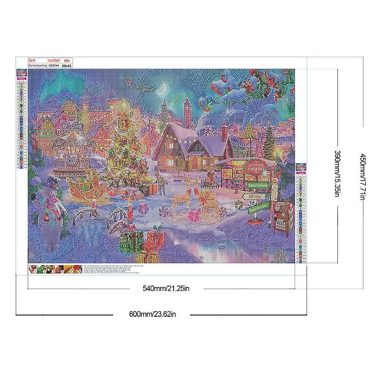 Diamond Painting - Square Drill - Santa(45*60cm)-1116015.02