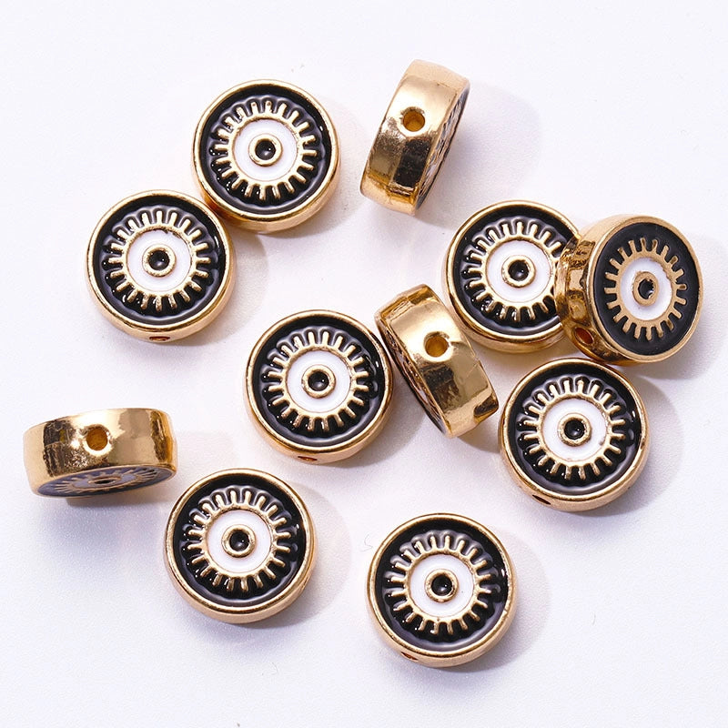 20 PCS/Package 12mm Alloy Devil’s Eye Jewelry Accessories