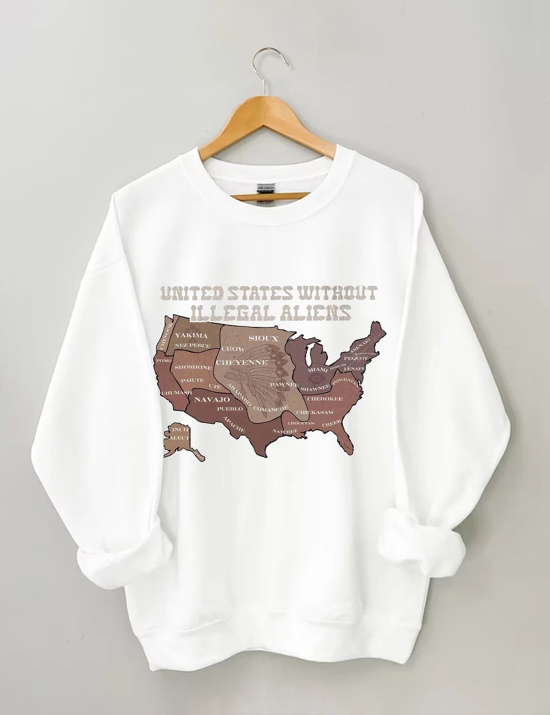 United States Without Illegal Aliens Sweatshirt