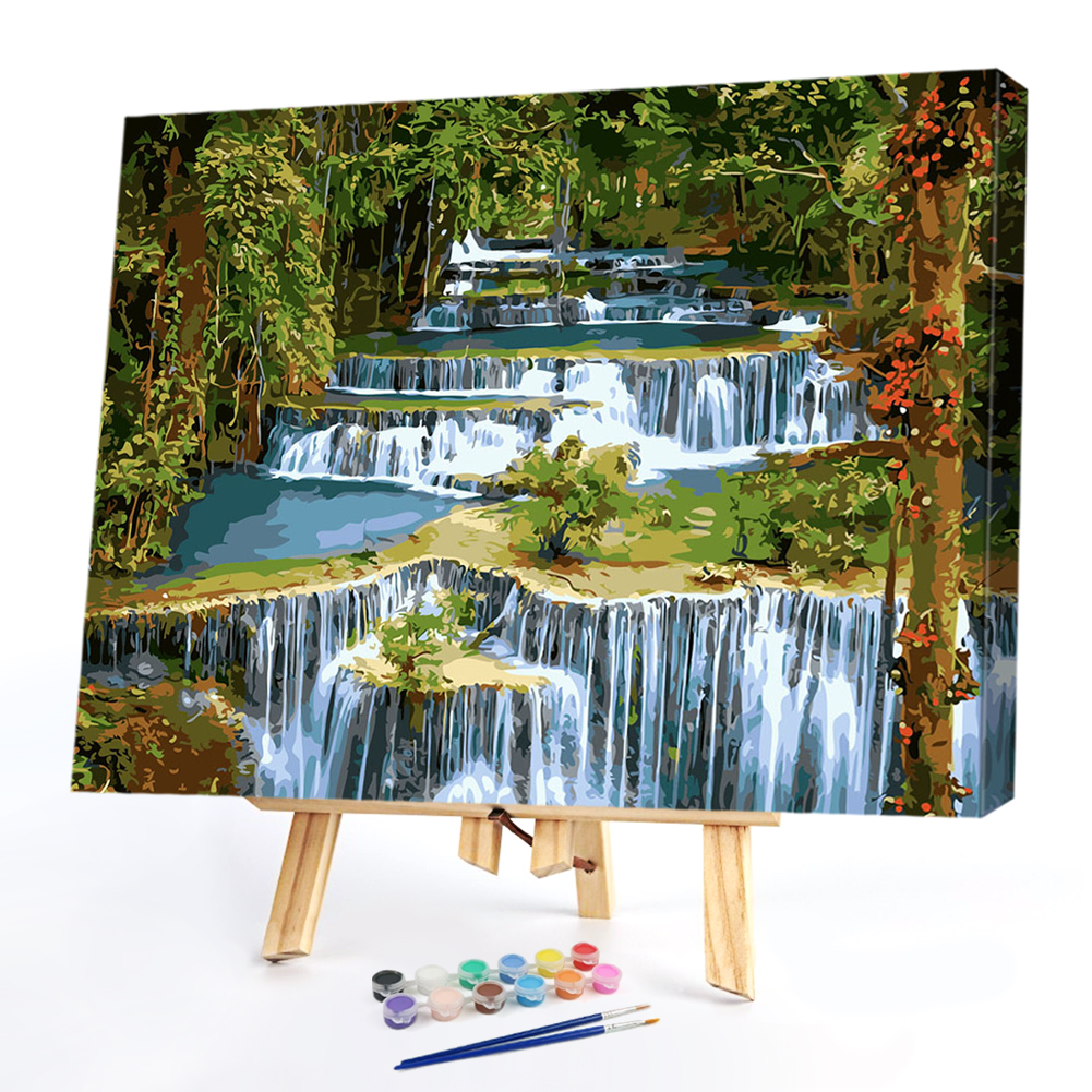 

40x50cm - Paint By Numbers Flowing Water, 501 Original