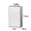 Butt Disposal Box Smell Proof Compact Ash Tray with Carabiner for Outdoor Travel