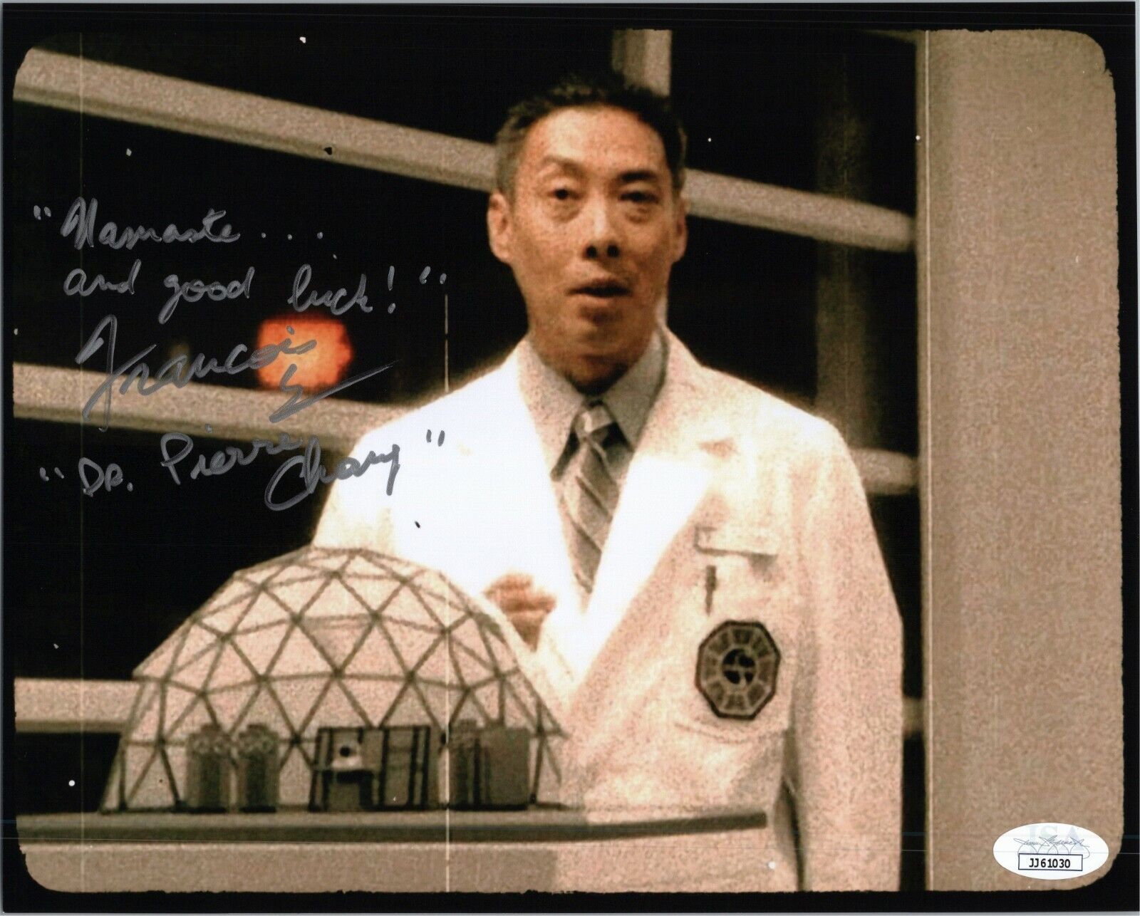 FRANCOIS CHAU Authentic Hand-Signed LOST ~ DR. PIERRE CHANG