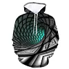 Men's Sweatshirt 3D Abstract T-Shirt Printed Long Sleeves