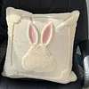 Easter Bunny Accent Pillowcase Cushion Cover for Sofa Bed Living Room Home Decor