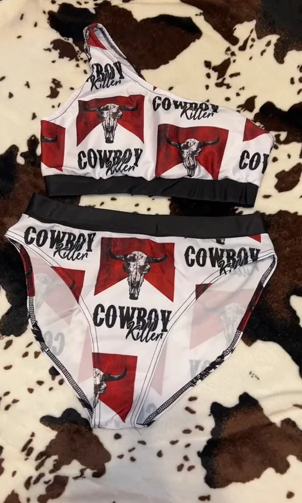 Women's Western Print Bikini