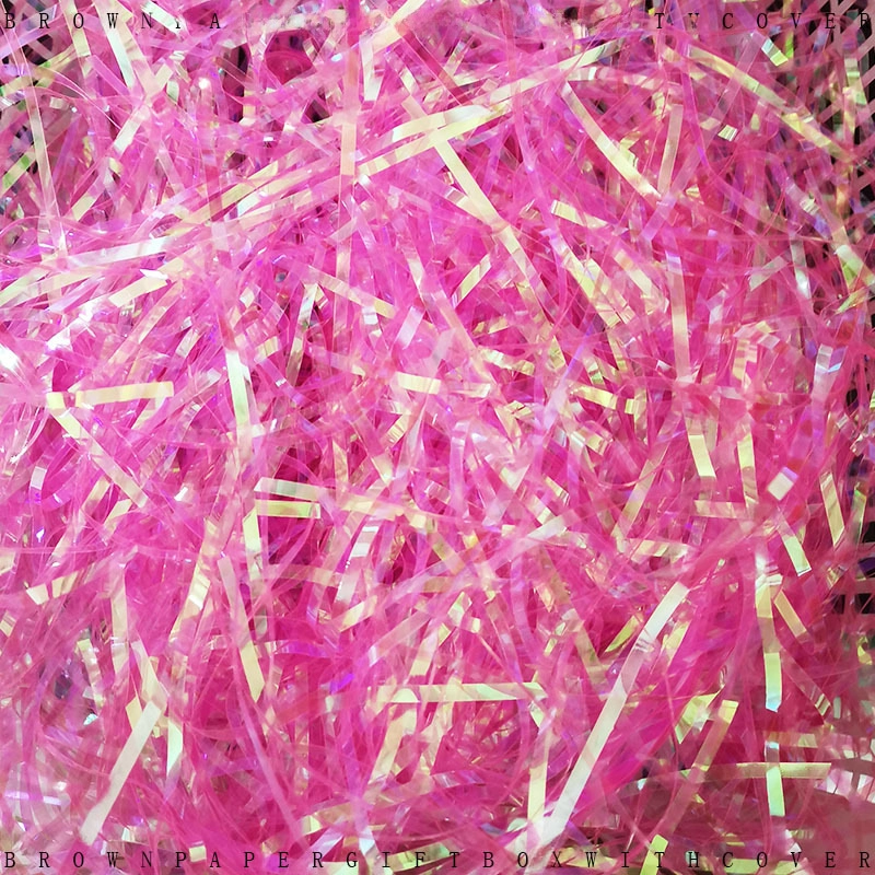 Magic Color Raffia Grass Shredded Paper Silk Filler Factory Gift Box Accessories Diy Material Handmade Factory Direct Sales