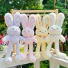 Plushie Bunny Keychain Bag Charm Long Ears Long Legs Girls Gift Idea