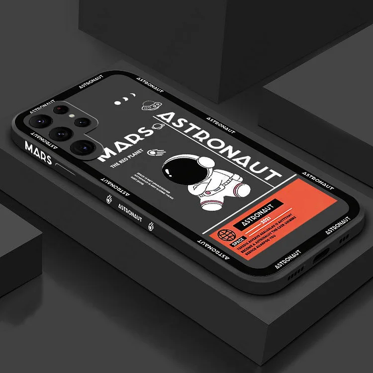 Mars Astronaut Soft Back Cover For Samsung  Etrgadget- Smartphone Cases & Covers | Accessories