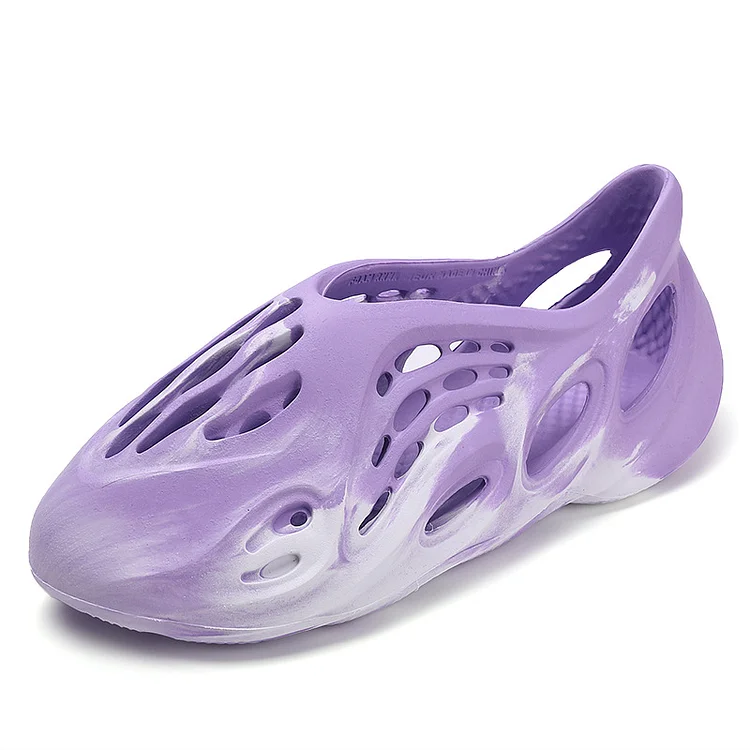 Slip On Cut Out Detail Rubber Shoes Foam Runners