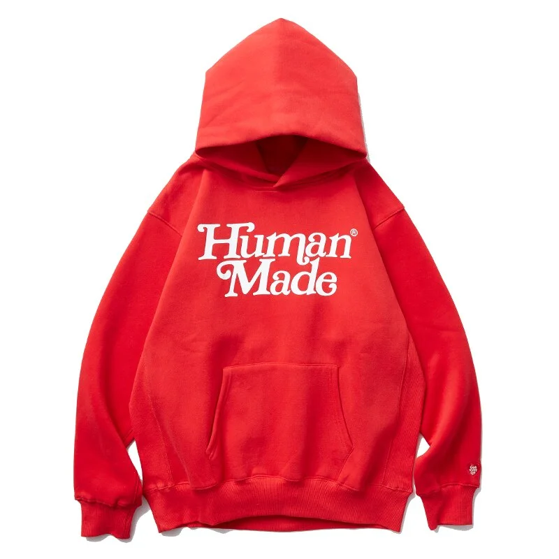 Girl Dont Cry Human Made Sweatshirt Couple Retro Harajuku Hip Hop Casual Fleece Hoodies Oversize Stranger Things Loose Hooded