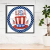 5D DIY Full Round Drill Diamond Painting Independence Day Kit Home Decor(NH3447)