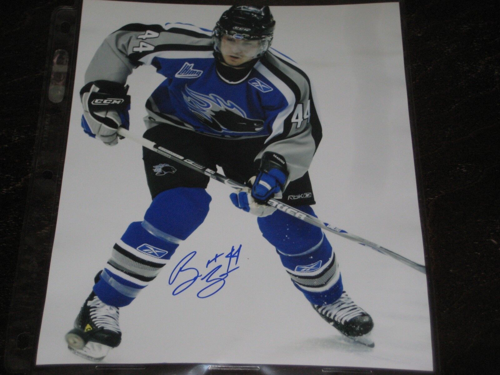 BRETT GALLANT autographed SAINT JOHN SEADOGS 8X10 Photo Poster painting