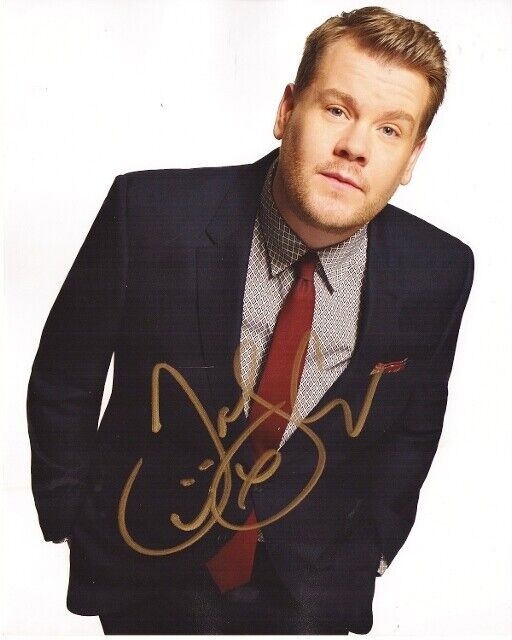 James Corden Signed The Late Late Show - World's Best Host 8x10 inch Photo Poster painting