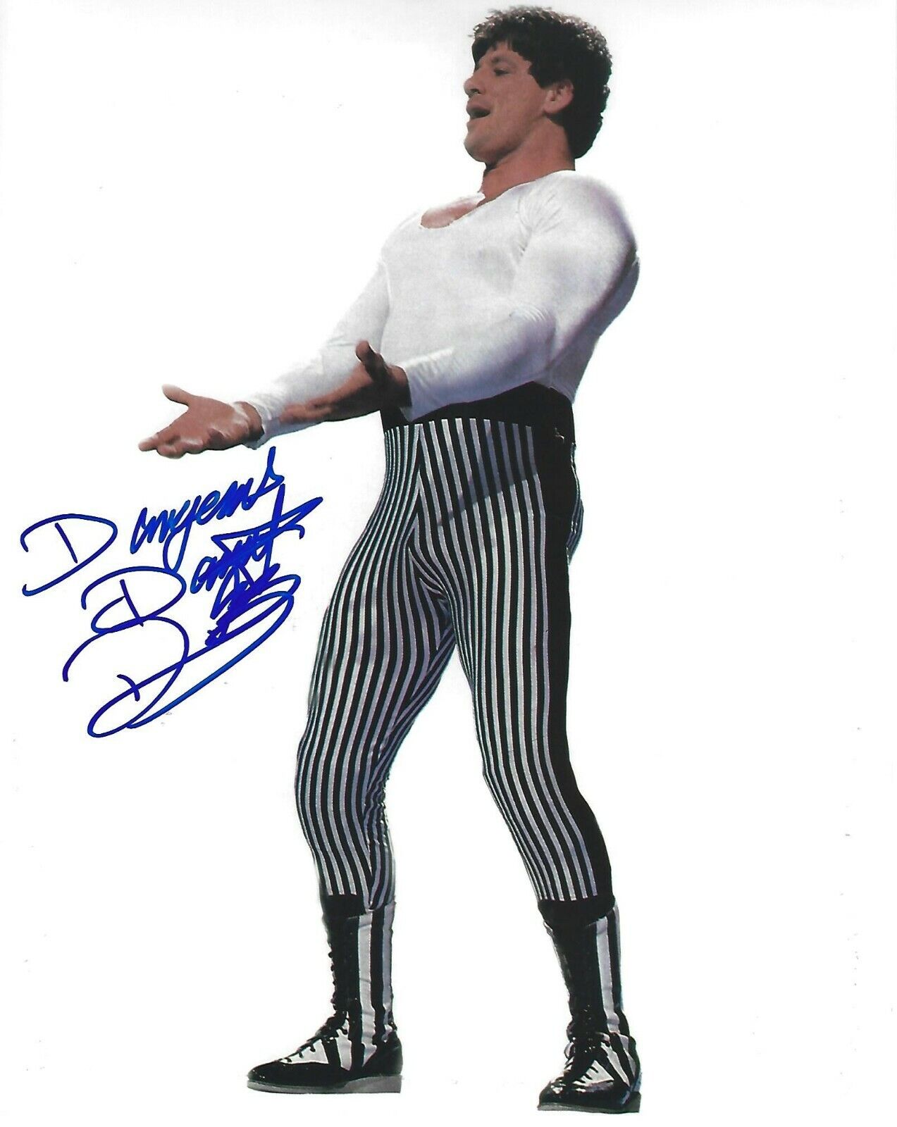 Dangerous Danny Davis Signed 8x10 Photo Poster painting WWE Hart Foundation Picture Autograph