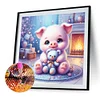 Diamond Painting-DIY Full Round Drill Pig And Bear Toy