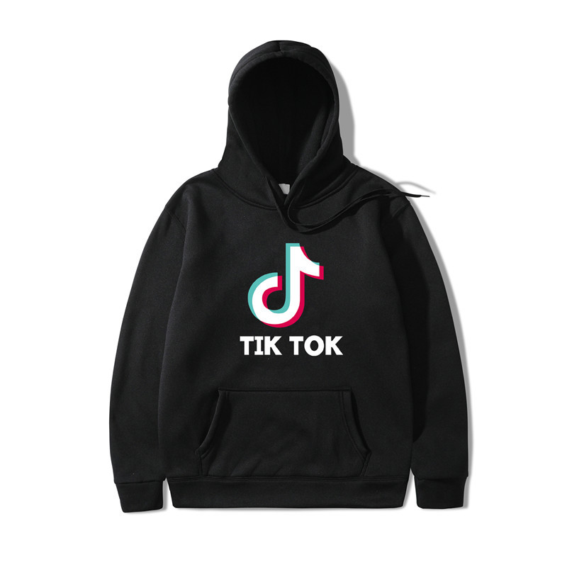 Tik Tok Logo Hoodie Sweatshirt Unisex Pullover 3079