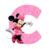 Diamond Painting -DIY Round Drill Letters Mickey Mouse