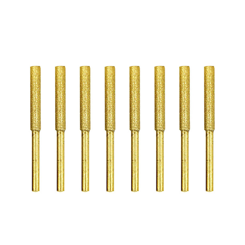 

8pcs Diamond Chainsaw Sharpener Stone File Chain Saw Carving Grinding Tools, 4mm, 501 Original