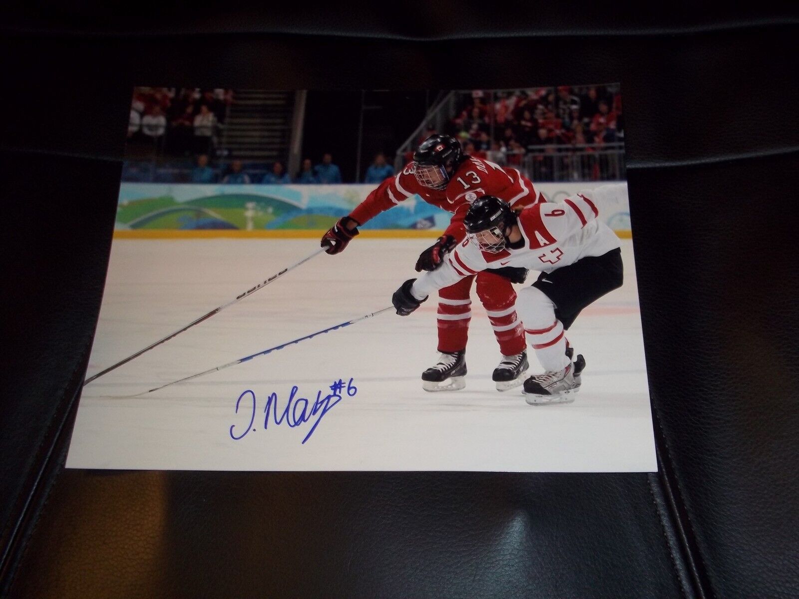 Julia Marty Team Switzerland Autographed 8 x 10