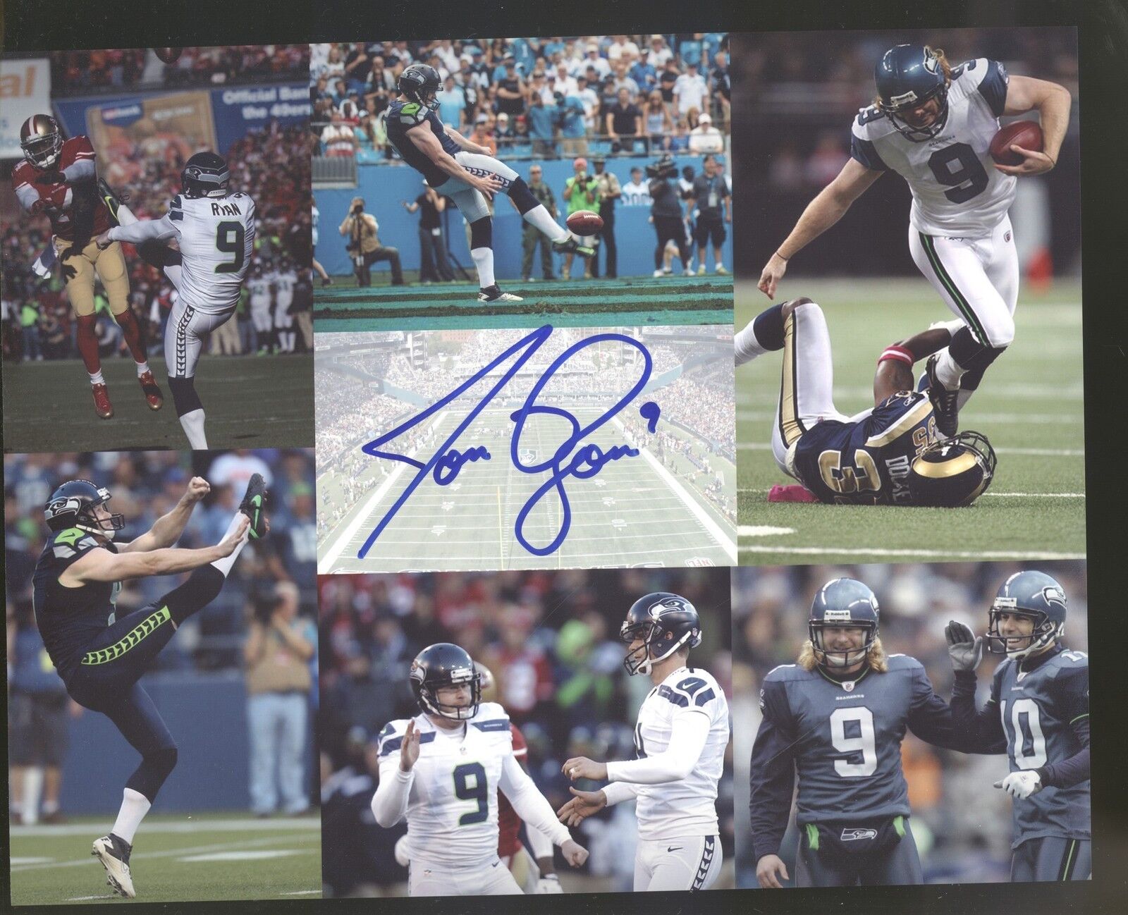 Jon Ryan 8x10 Photo Poster painting Autographed Signed AUTO Seahawks SB XLVIII Champion SPH 0560