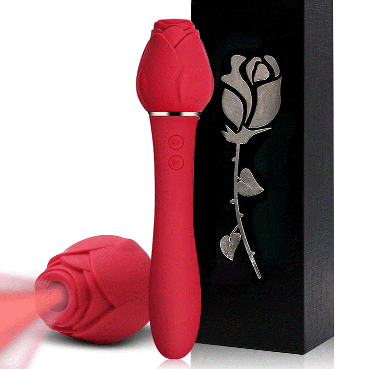 Rose Toy Wand Vibrator, Rose Clit Sucker